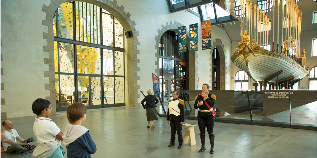 Kidiklik a testé la visite théâtralisée du musée national de la marine à Brest