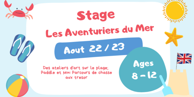 Stage d'été "Les Aventuriers de la Mer" pour les 8-12 ans, Aventures des légendes, Guissény