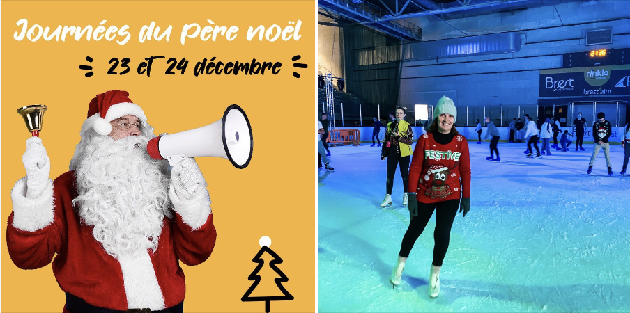 Rïnkla Brest patinoire vous accueille durant les vacances de Noël