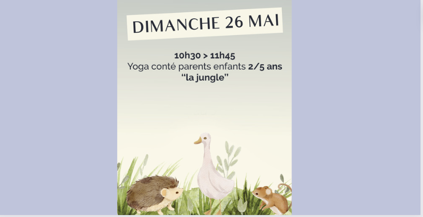 Yoga conté parents-enfants 2/5 ans à la Bulle - Climb Up Brest 
