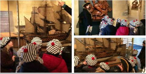 Visite contée pour les 4-6 ans "Ohé moussaillons !" au Musée national de la Marine de Brest